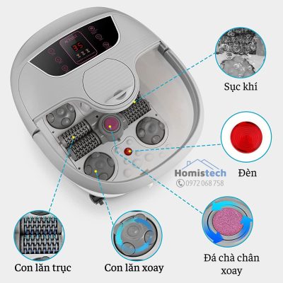 Bồn ngâm chân Acevivi - Homistech - chi tiết