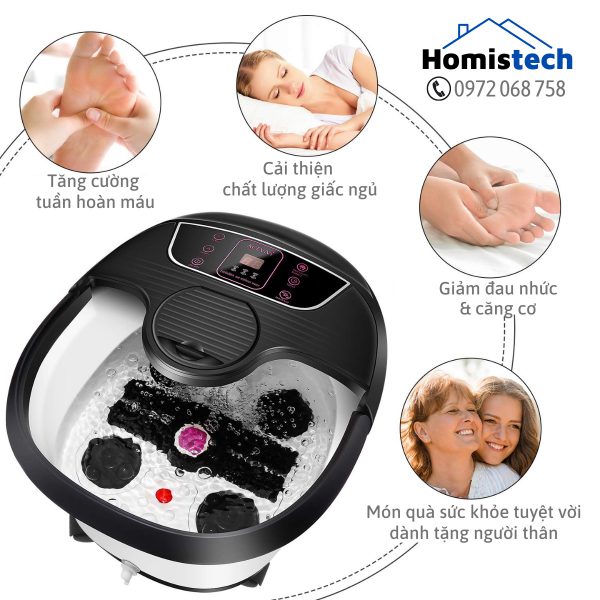 Bồn ngâm chân Acevivi - Homistech - lợi ích