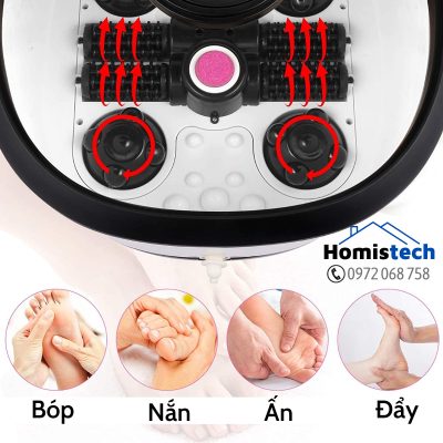 Bồn ngâm chân Acevivi - Homistech - lợi ích & tác dụng