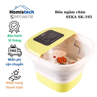 Homistech - Bồn Ngâm chân SEKA SK-195 chính sách bảo hành