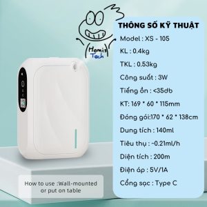 Homistech - Máy khuếch tán xs-105- thông số